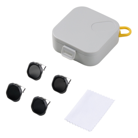 SmallRig 6213 - zestaw, 4x filtr szary ND do dronów DJI Lito X1 / Flip (ND8, ND16, ND32, ND64) - zawartość zestawu